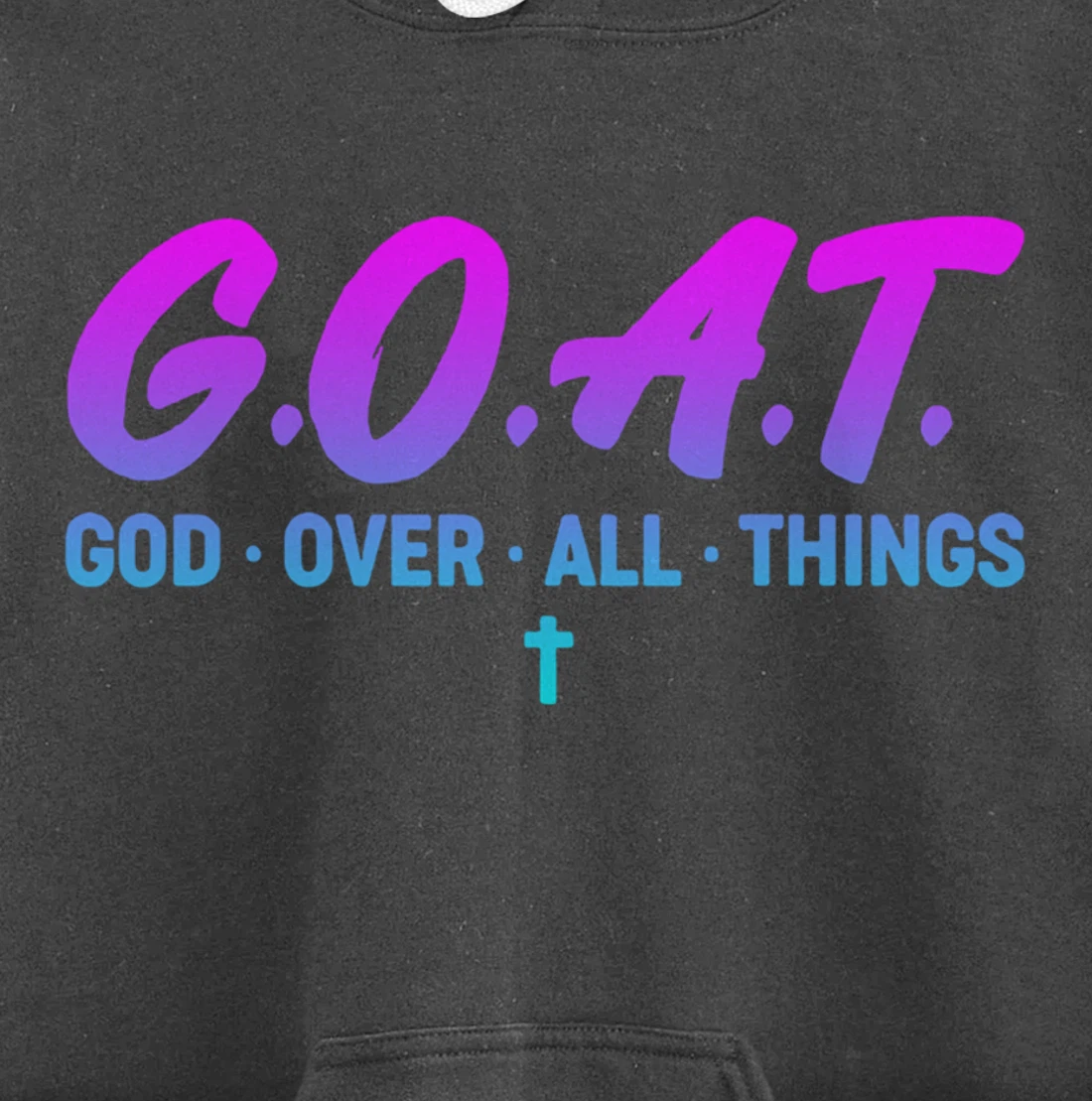 Funny God Christian Pullover Hoodie