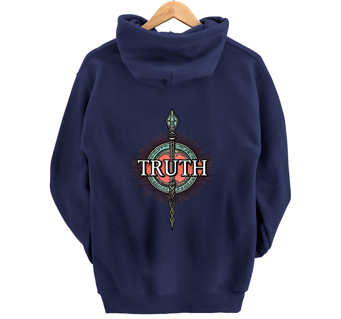 TRUTH - Honesty, Spirituality, Politics, Meditation Love God Pullover Hoodie