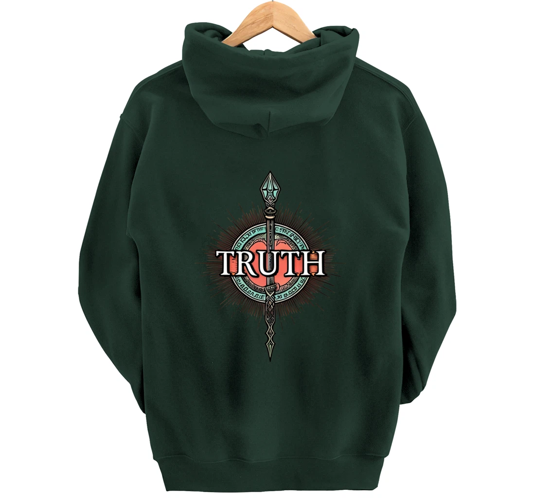 TRUTH - Honesty, Spirituality, Politics, Meditation Love God Pullover Hoodie