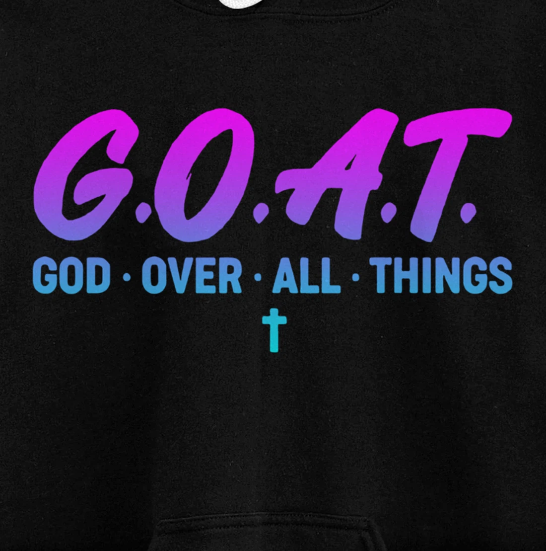 Funny God Christian Pullover Hoodie