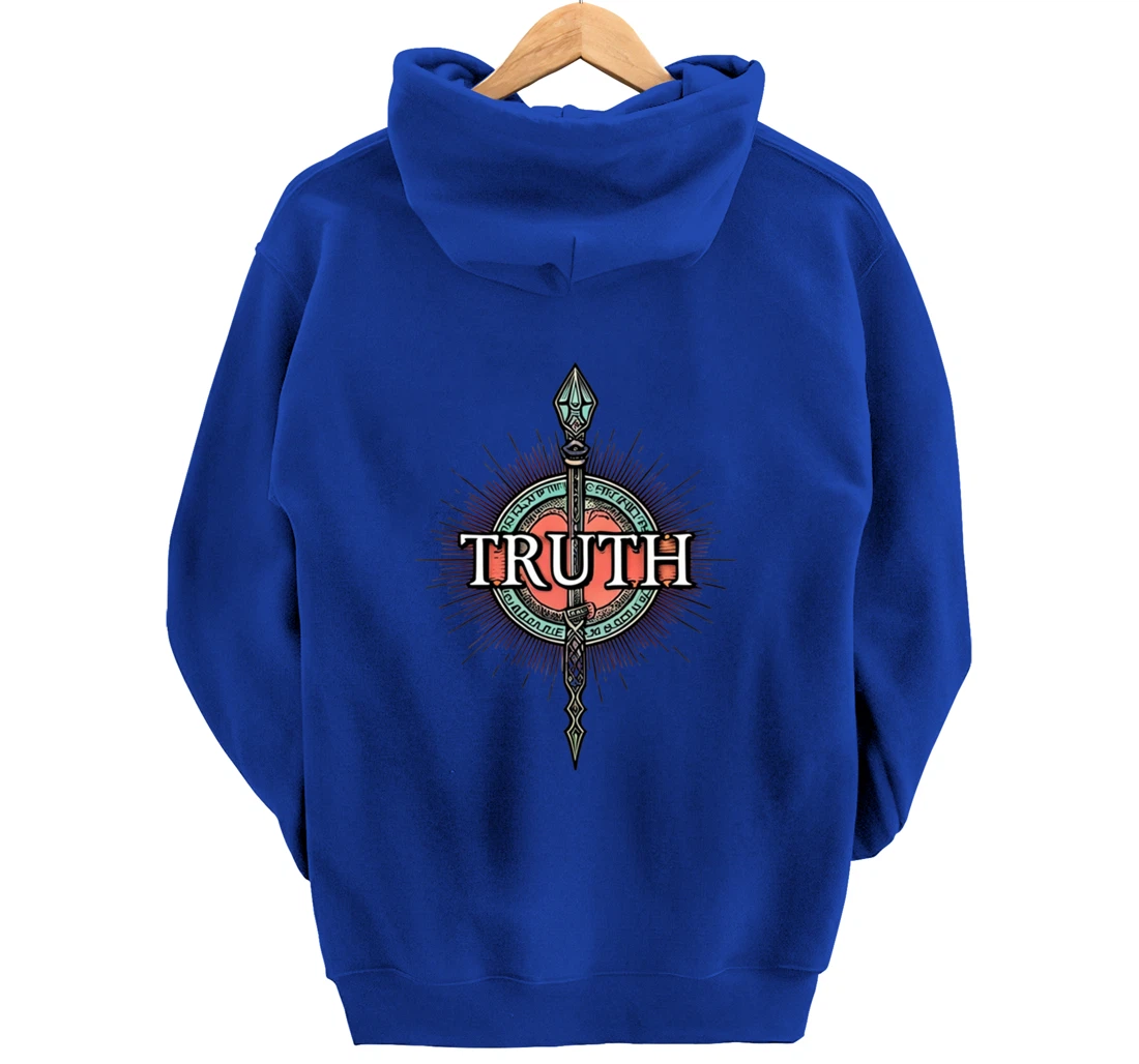 TRUTH - Honesty, Spirituality, Politics, Meditation Love God Pullover Hoodie