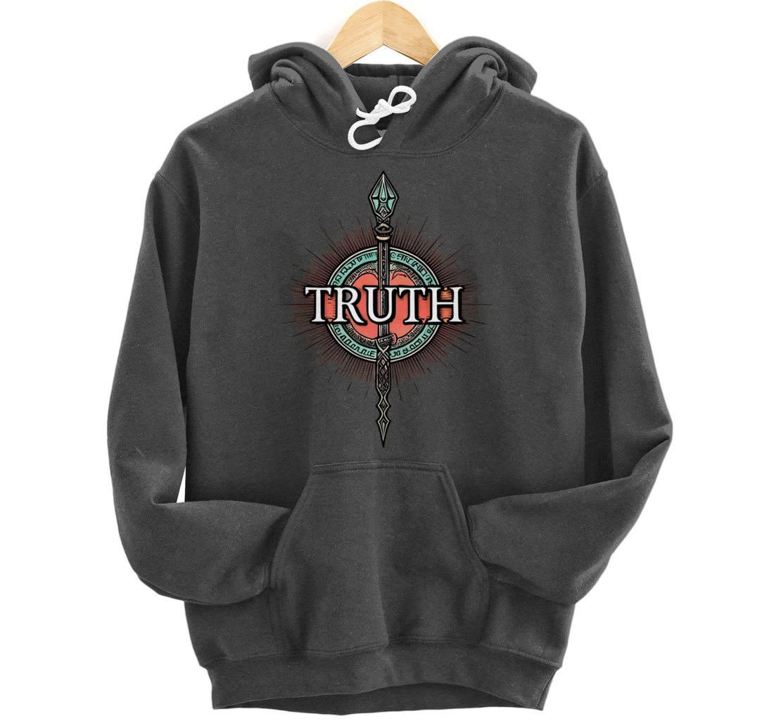 TRUTH - Honesty, Spirituality, Politics, Meditation Love God Pullover Hoodie