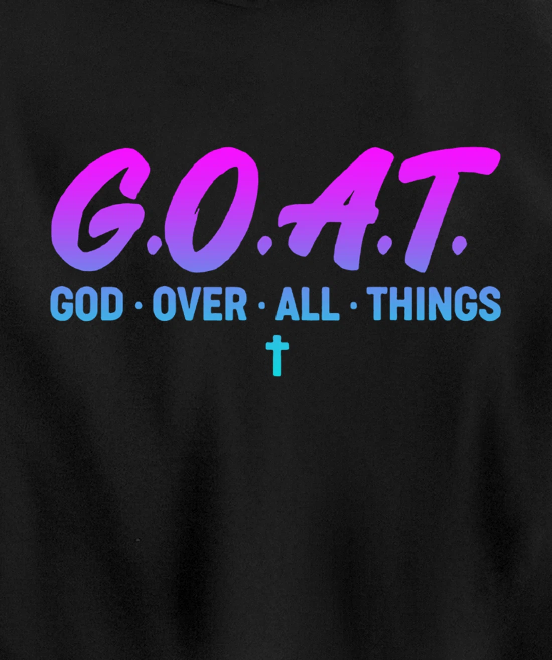 Funny God Christian Pullover Hoodie