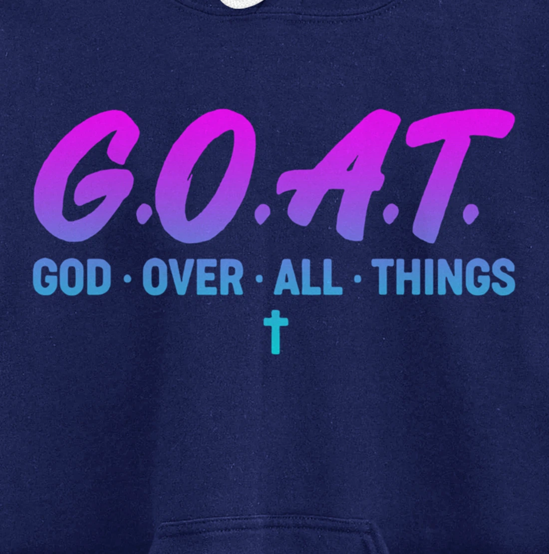 Funny God Christian Pullover Hoodie