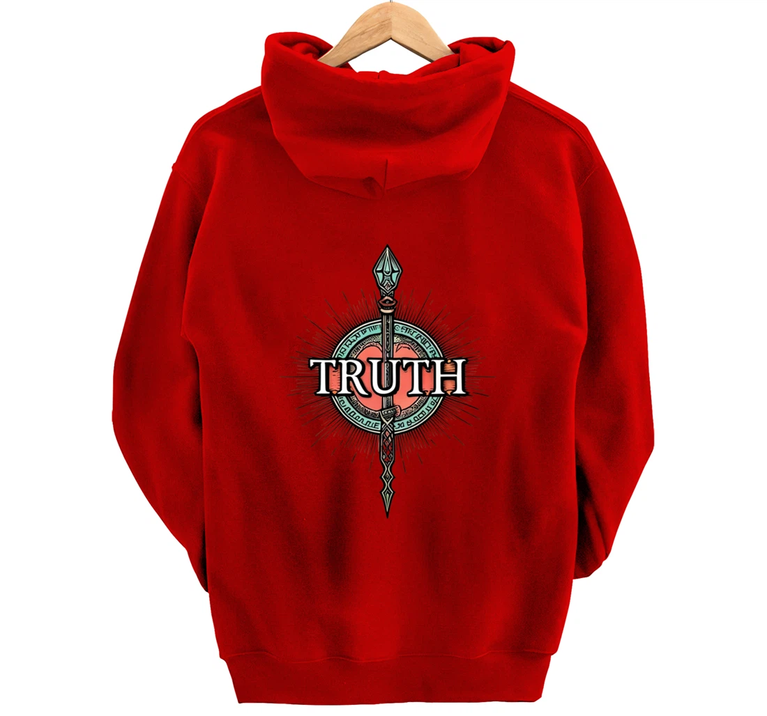 TRUTH - Honesty, Spirituality, Politics, Meditation Love God Pullover Hoodie