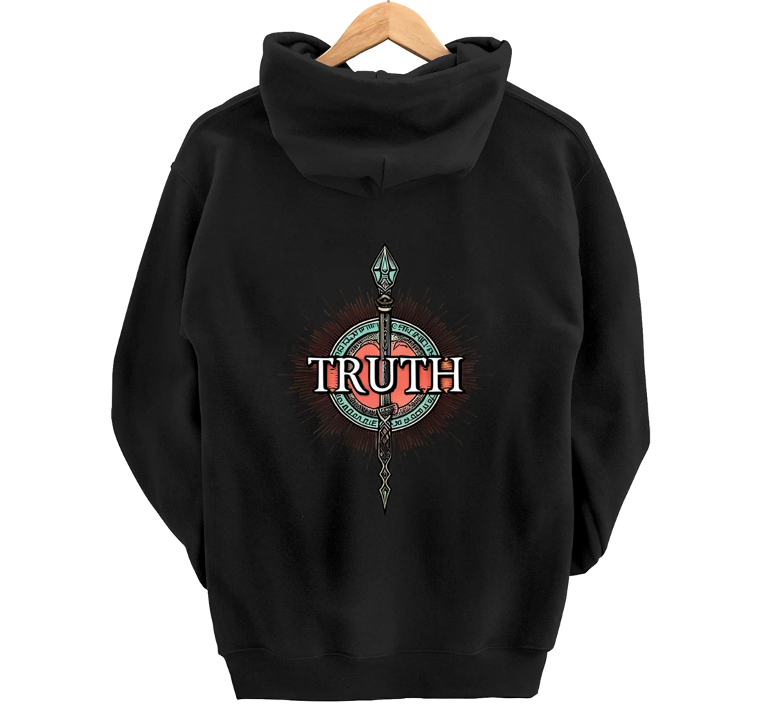 TRUTH - Honesty, Spirituality, Politics, Meditation Love God Pullover Hoodie