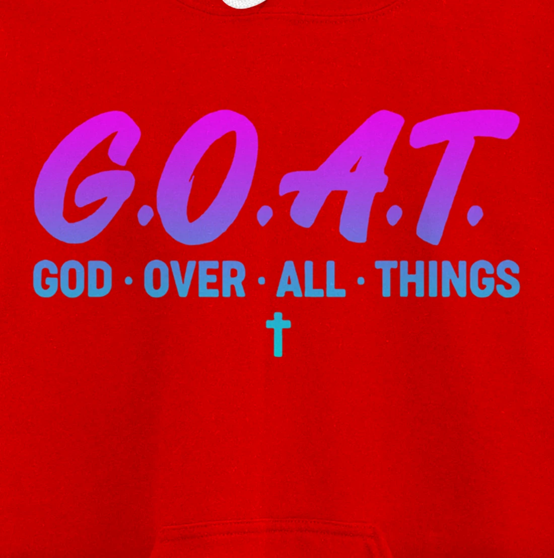 Funny God Christian Pullover Hoodie