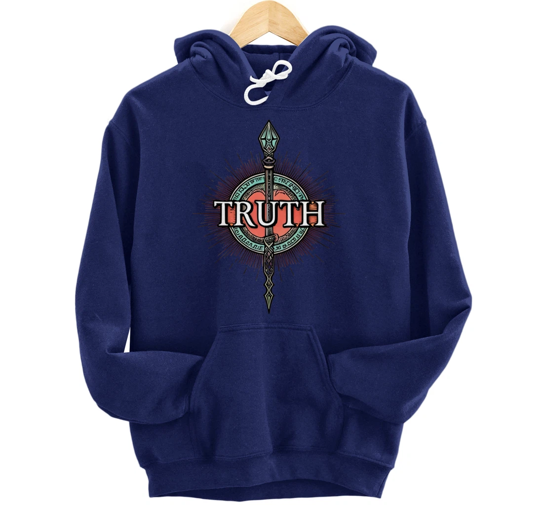 TRUTH - Honesty, Spirituality, Politics, Meditation Love God Pullover Hoodie
