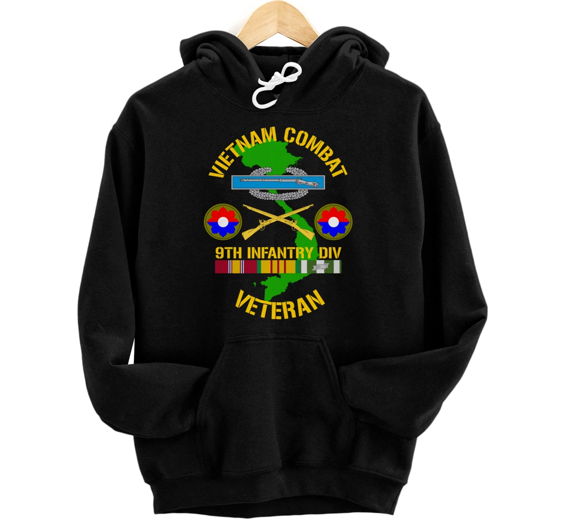 9th Infantry Division - Vietnam Combat Veteran Pullover Hoodie