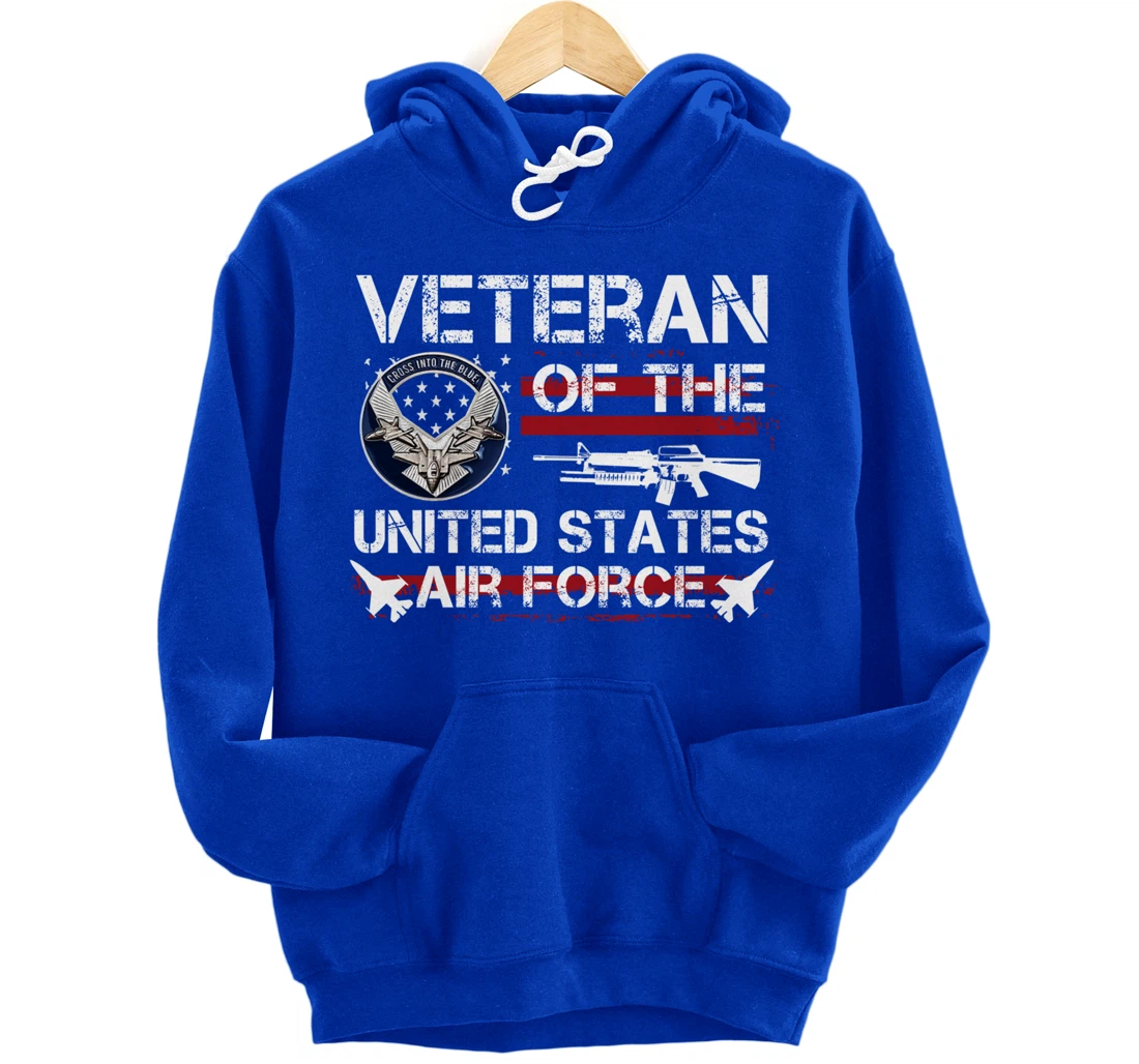 Veteran Of United States Air Force July 4th Patriotic Gift Pullover Hoodie
