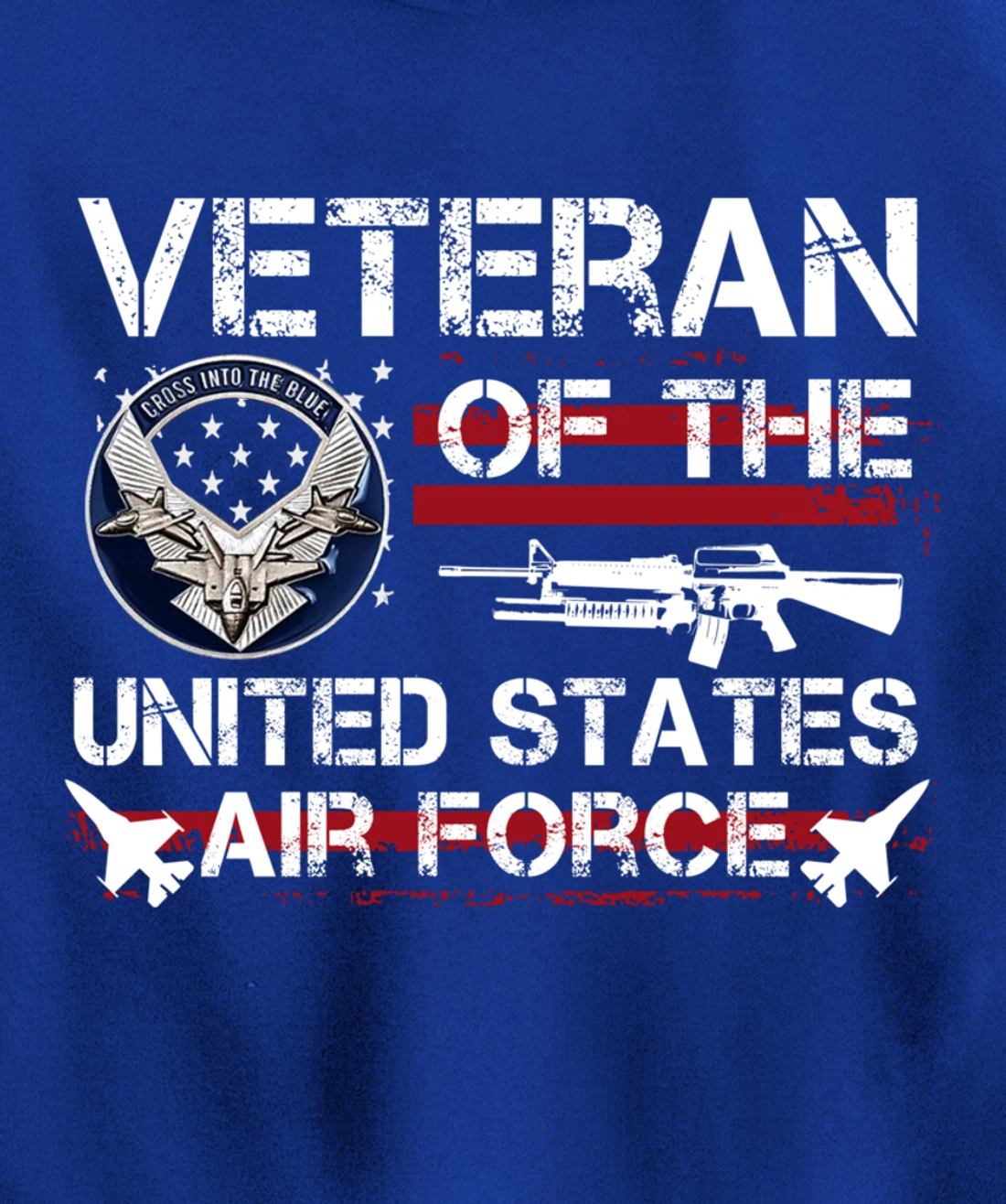 Veteran Of United States Air Force July 4th Patriotic Gift Pullover Hoodie