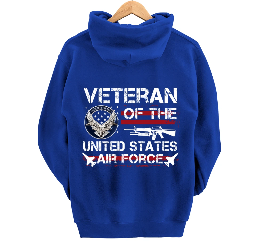 Veteran Of United States Air Force July 4th Patriotic Gift Pullover Hoodie