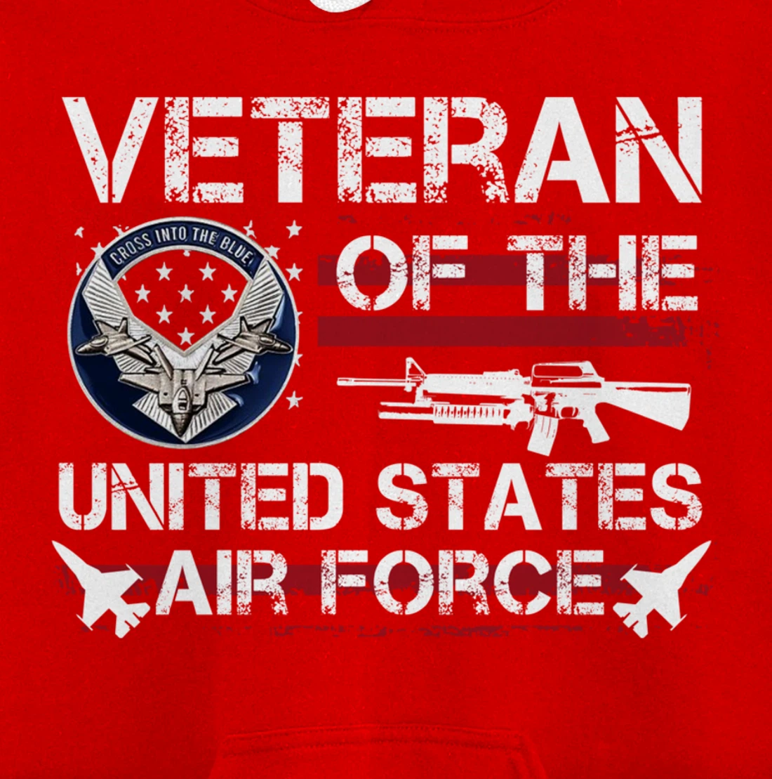 Veteran Of United States Air Force July 4th Patriotic Gift Pullover Hoodie