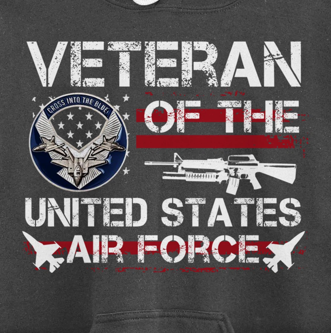 Veteran Of United States Air Force July 4th Patriotic Gift Pullover Hoodie