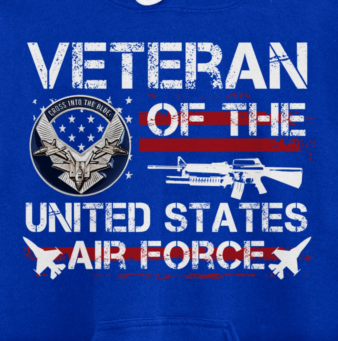 Veteran Of United States Air Force July 4th Patriotic Gift Pullover Hoodie