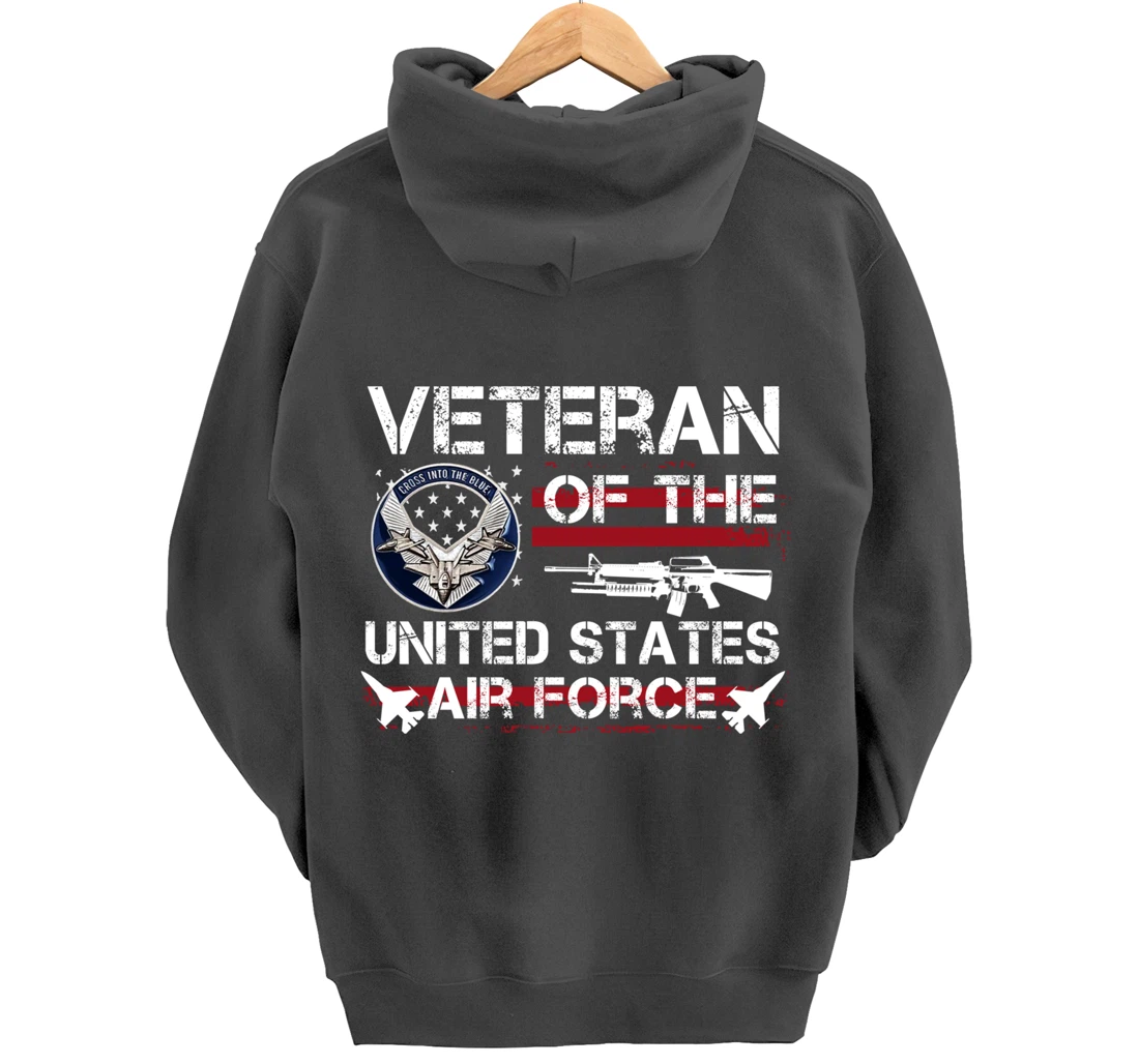 Veteran Of United States Air Force July 4th Patriotic Gift Pullover Hoodie