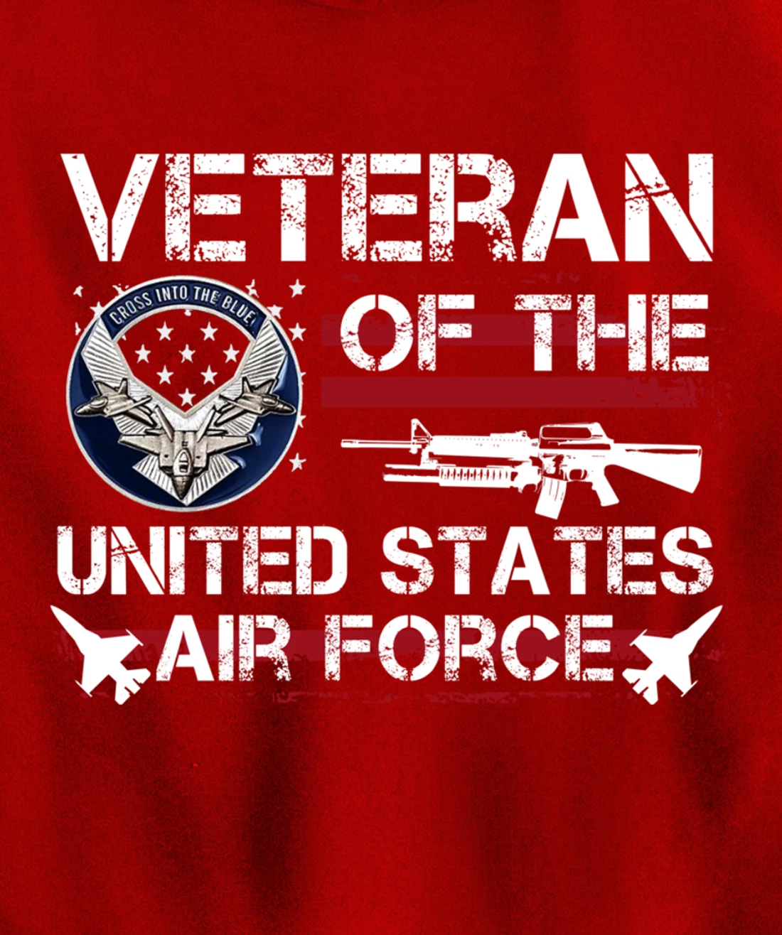 Veteran Of United States Air Force July 4th Patriotic Gift Pullover Hoodie