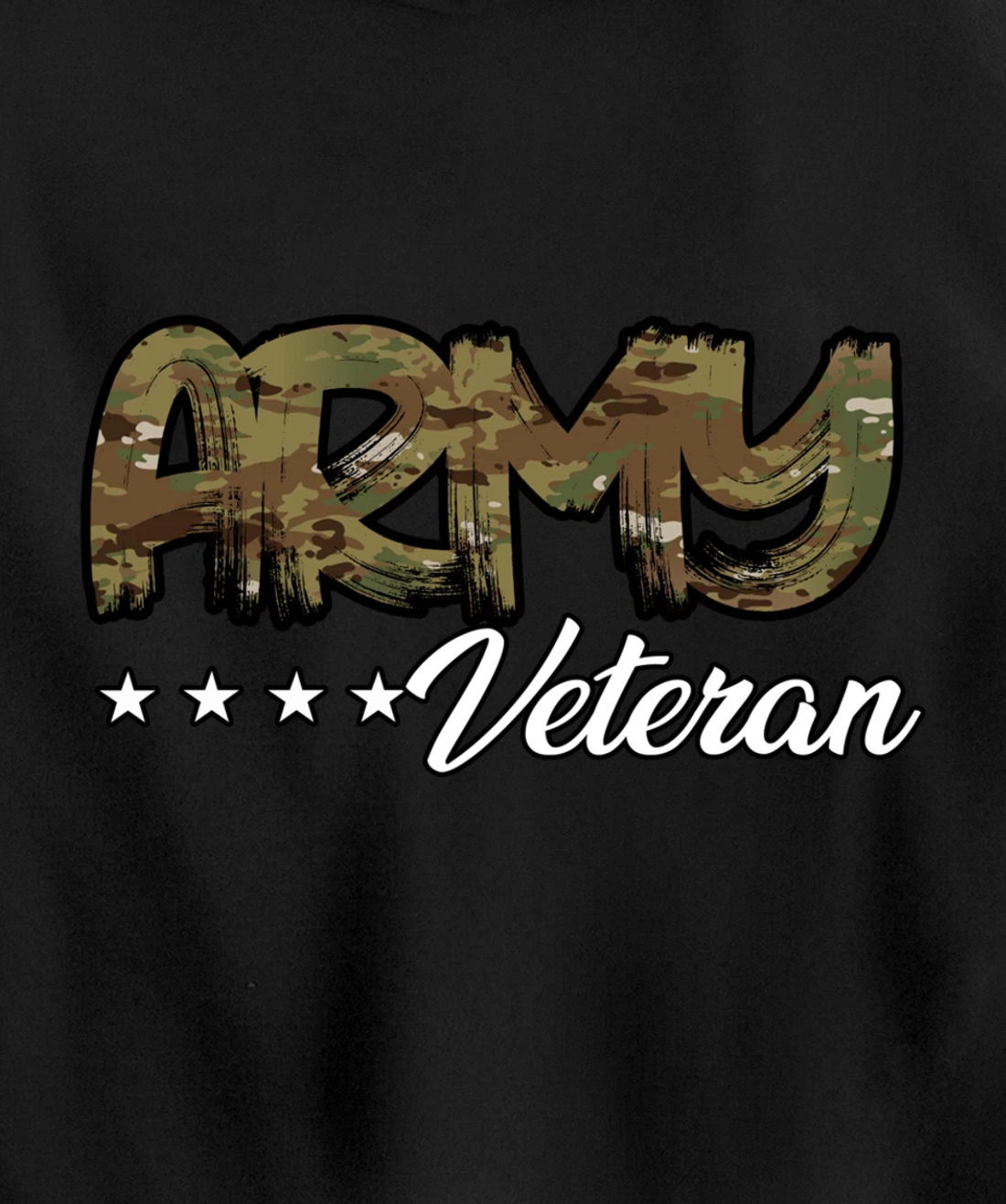 OCP Bold Army Veteran Pullover Hoodie