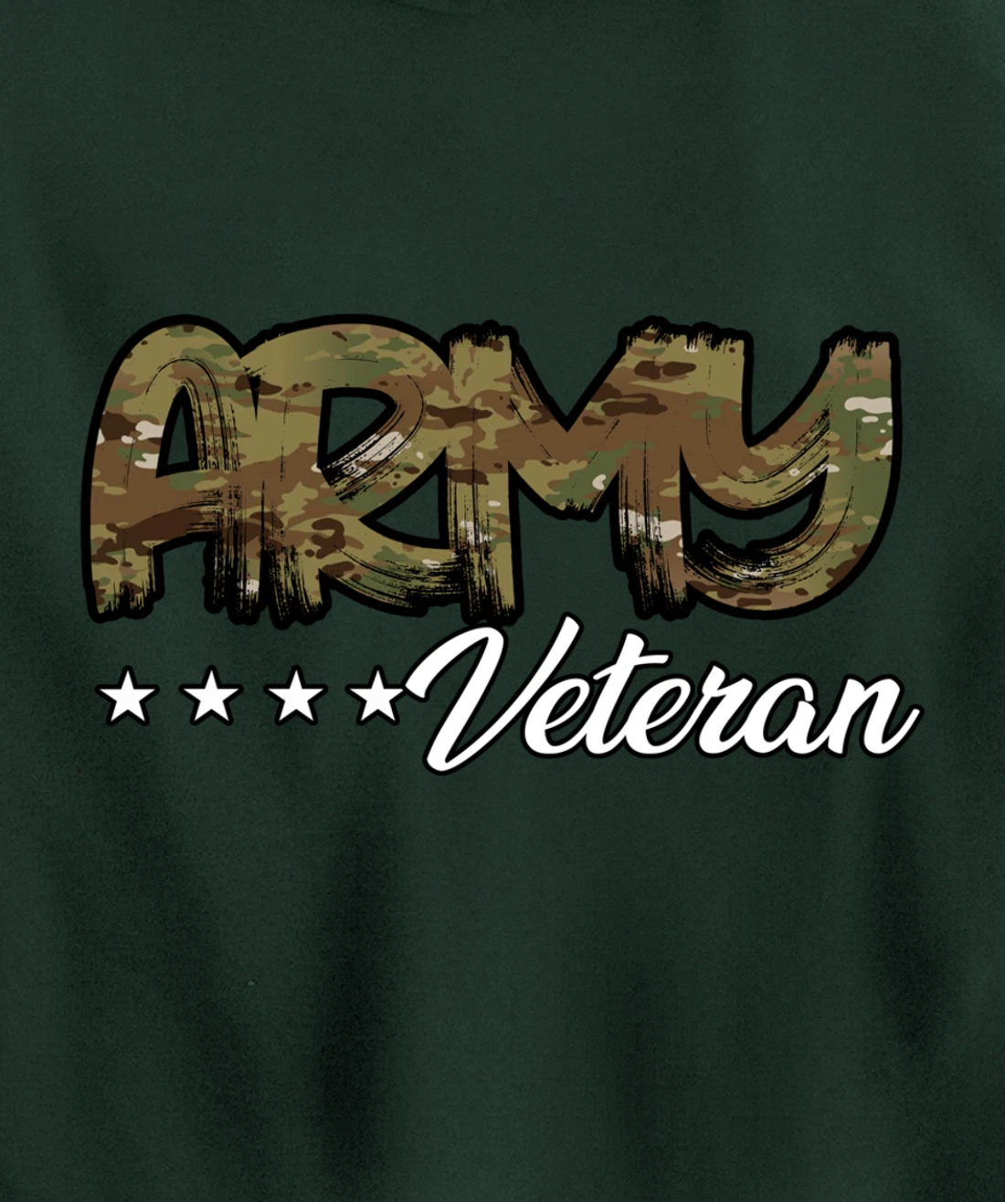 OCP Bold Army Veteran Pullover Hoodie