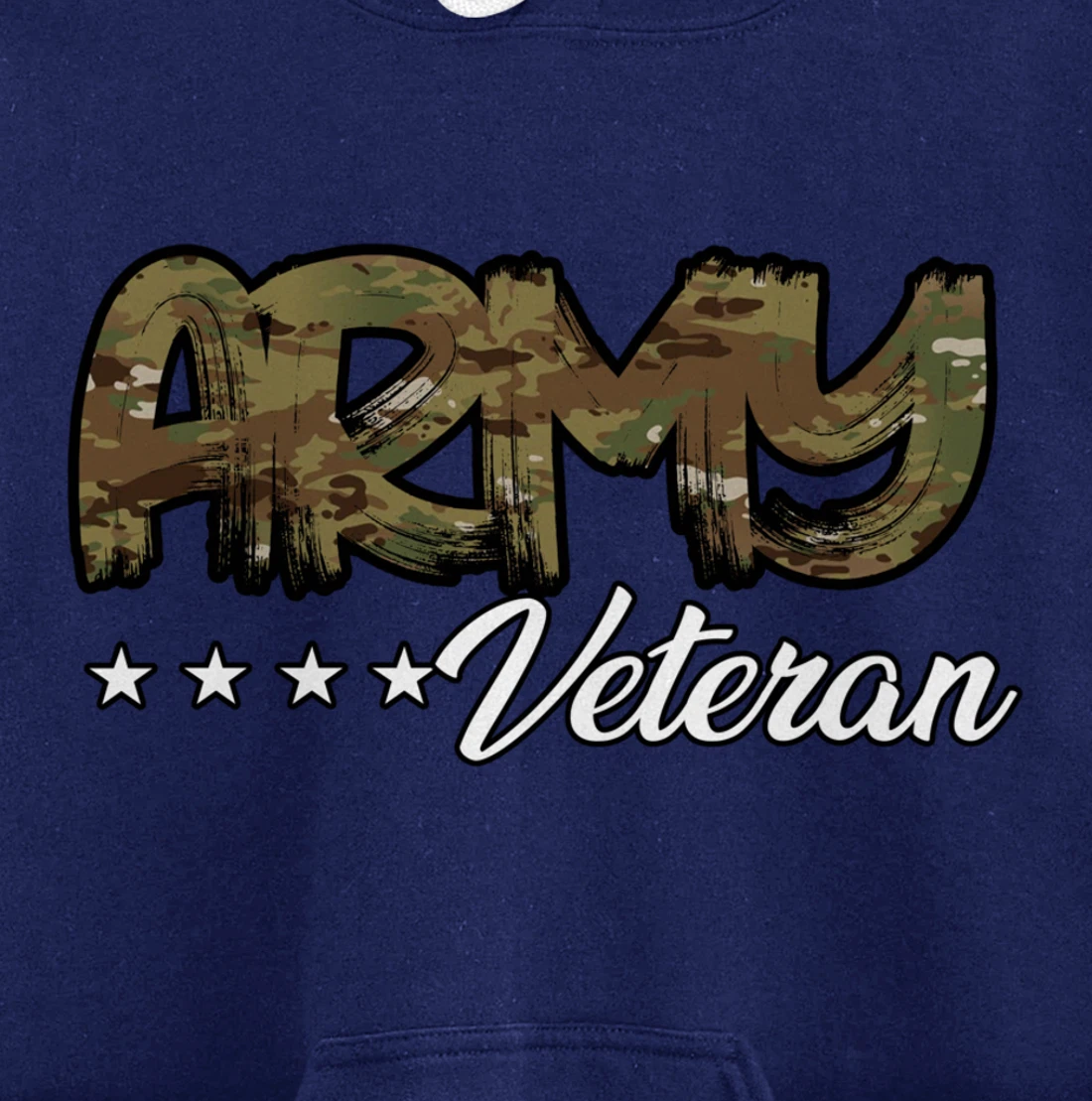 OCP Bold Army Veteran Pullover Hoodie