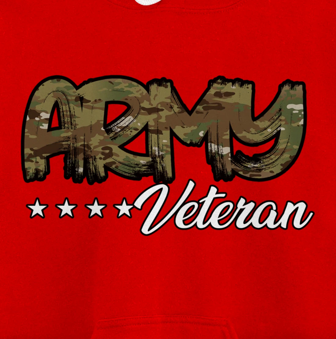 OCP Bold Army Veteran Pullover Hoodie