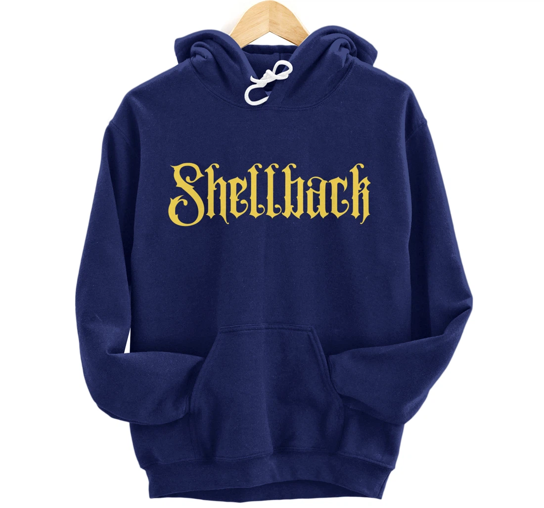 Crusty Shellback Proud American Navy Veteran Pullover Hoodie