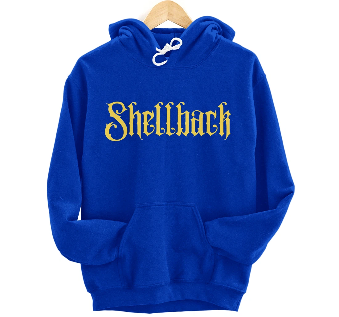 Crusty Shellback Proud American Navy Veteran Pullover Hoodie