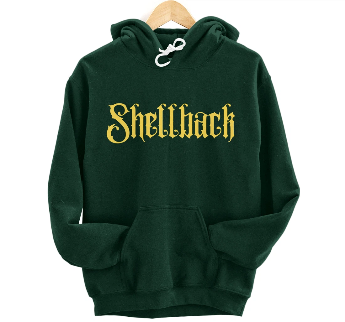 Crusty Shellback Proud American Navy Veteran Pullover Hoodie