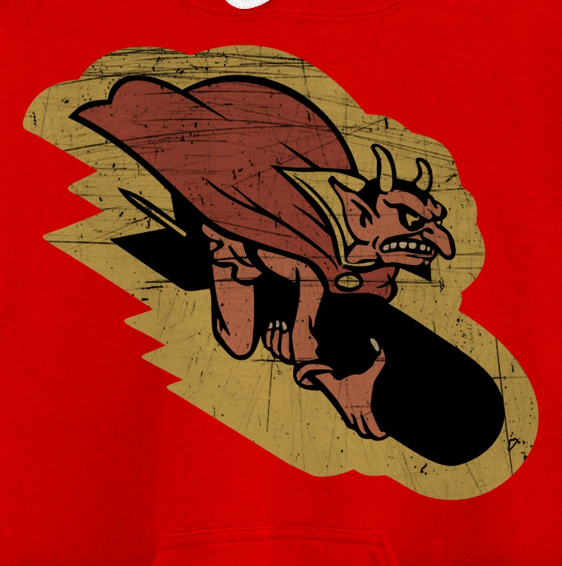 WW2 Veteran 549th Bomb Squadron Barking Devils Patch Pullover Hoodie