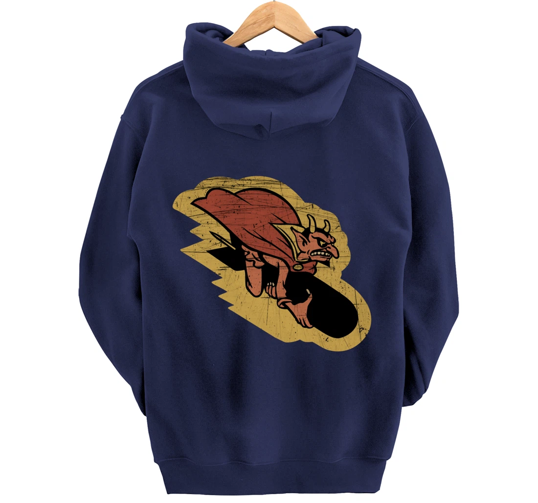 WW2 Veteran 549th Bomb Squadron Barking Devils Patch Pullover Hoodie
