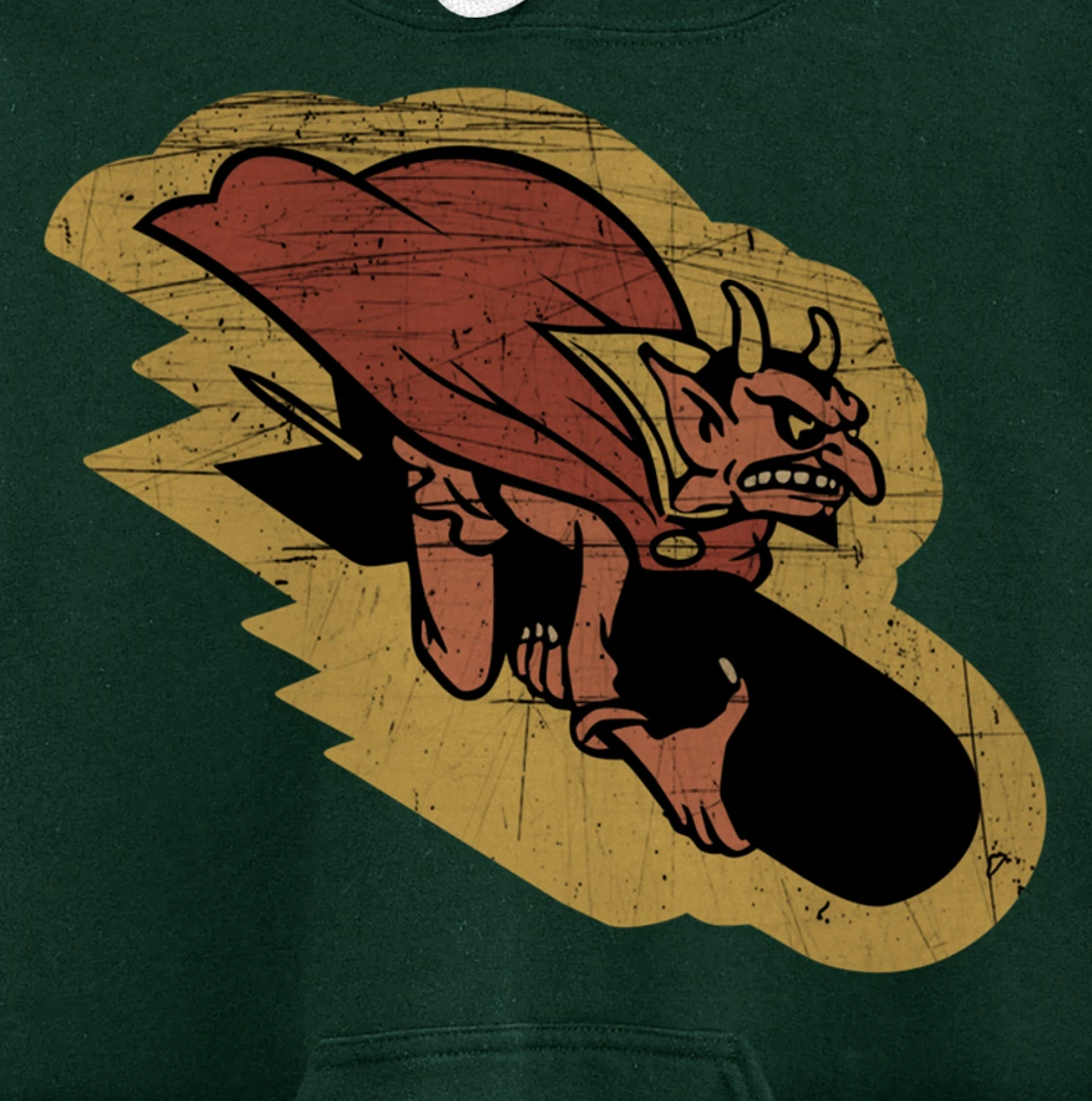 WW2 Veteran 549th Bomb Squadron Barking Devils Patch Pullover Hoodie