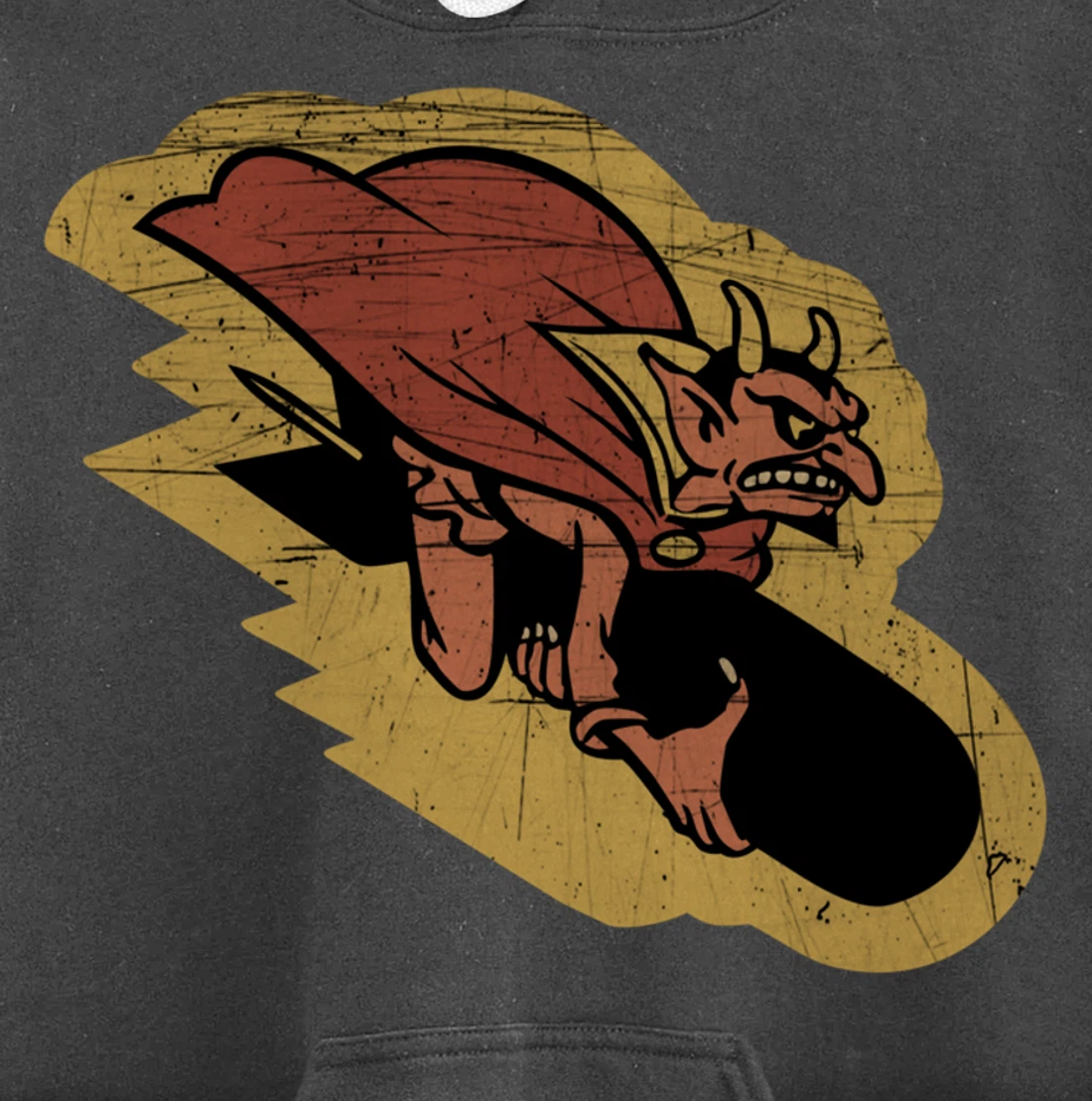 WW2 Veteran 549th Bomb Squadron Barking Devils Patch Pullover Hoodie