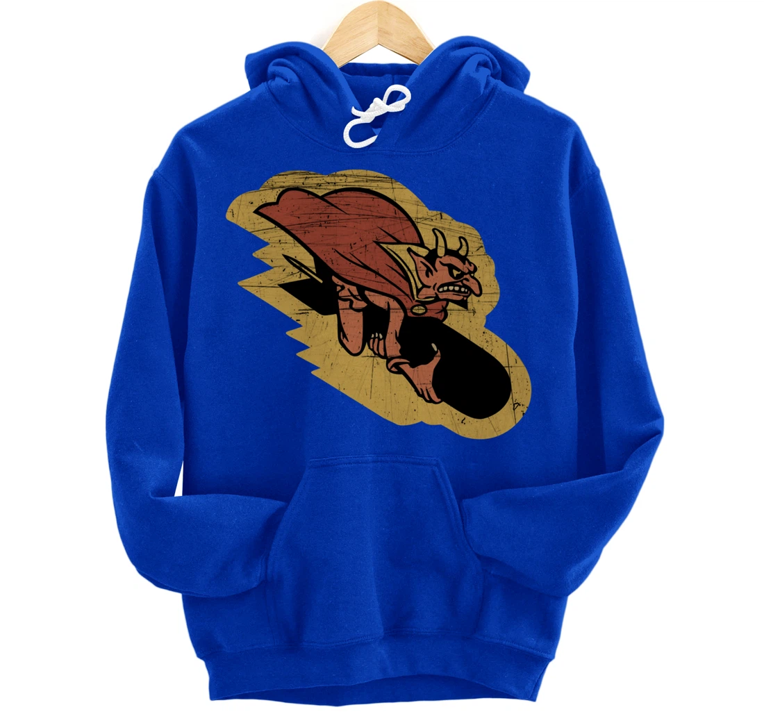 WW2 Veteran 549th Bomb Squadron Barking Devils Patch Pullover Hoodie