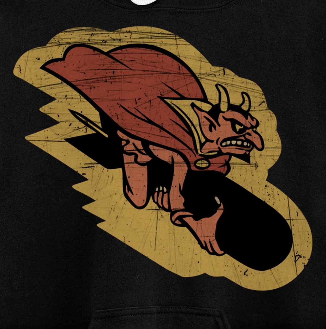 WW2 Veteran 549th Bomb Squadron Barking Devils Patch Pullover Hoodie