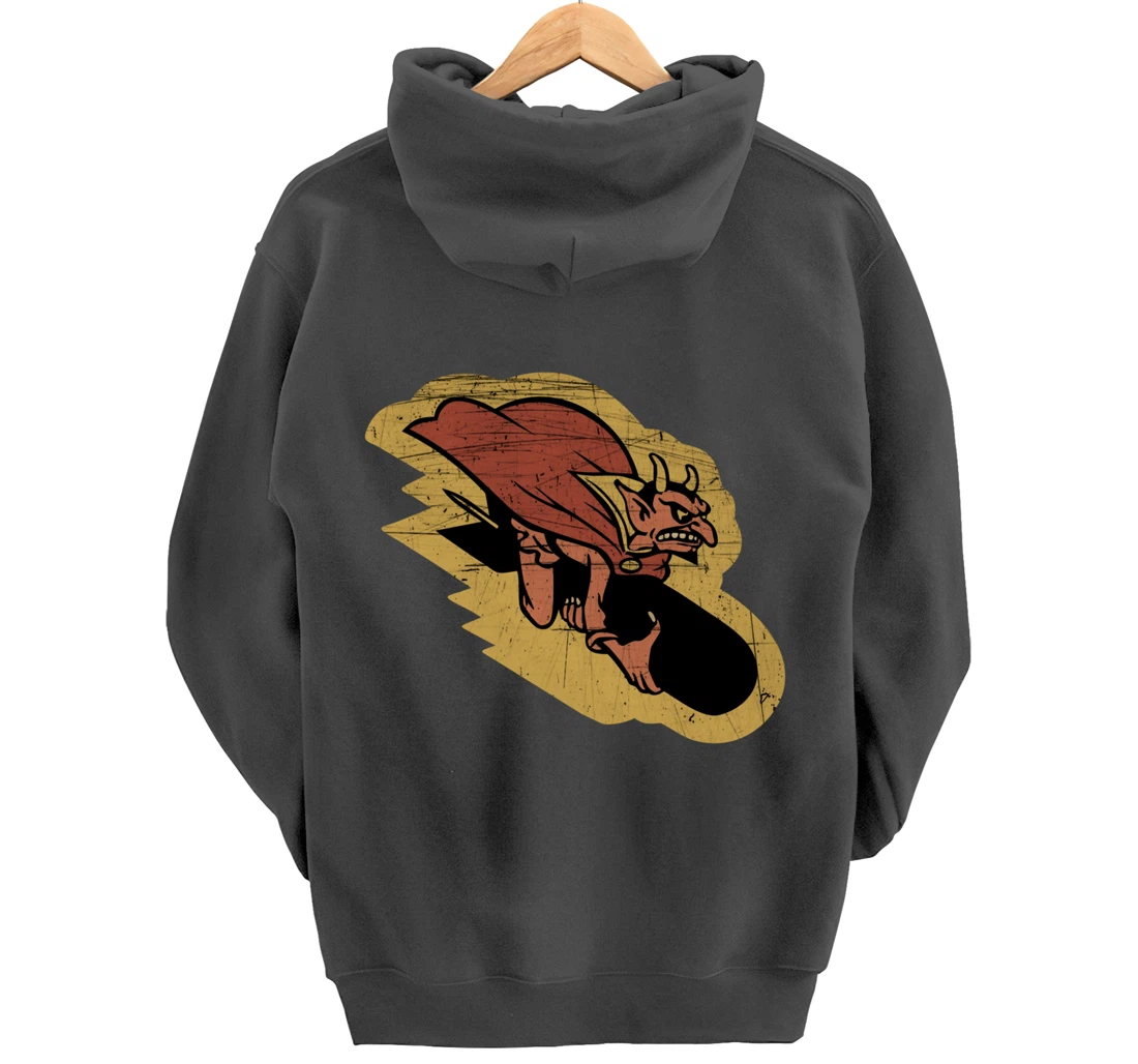 WW2 Veteran 549th Bomb Squadron Barking Devils Patch Pullover Hoodie