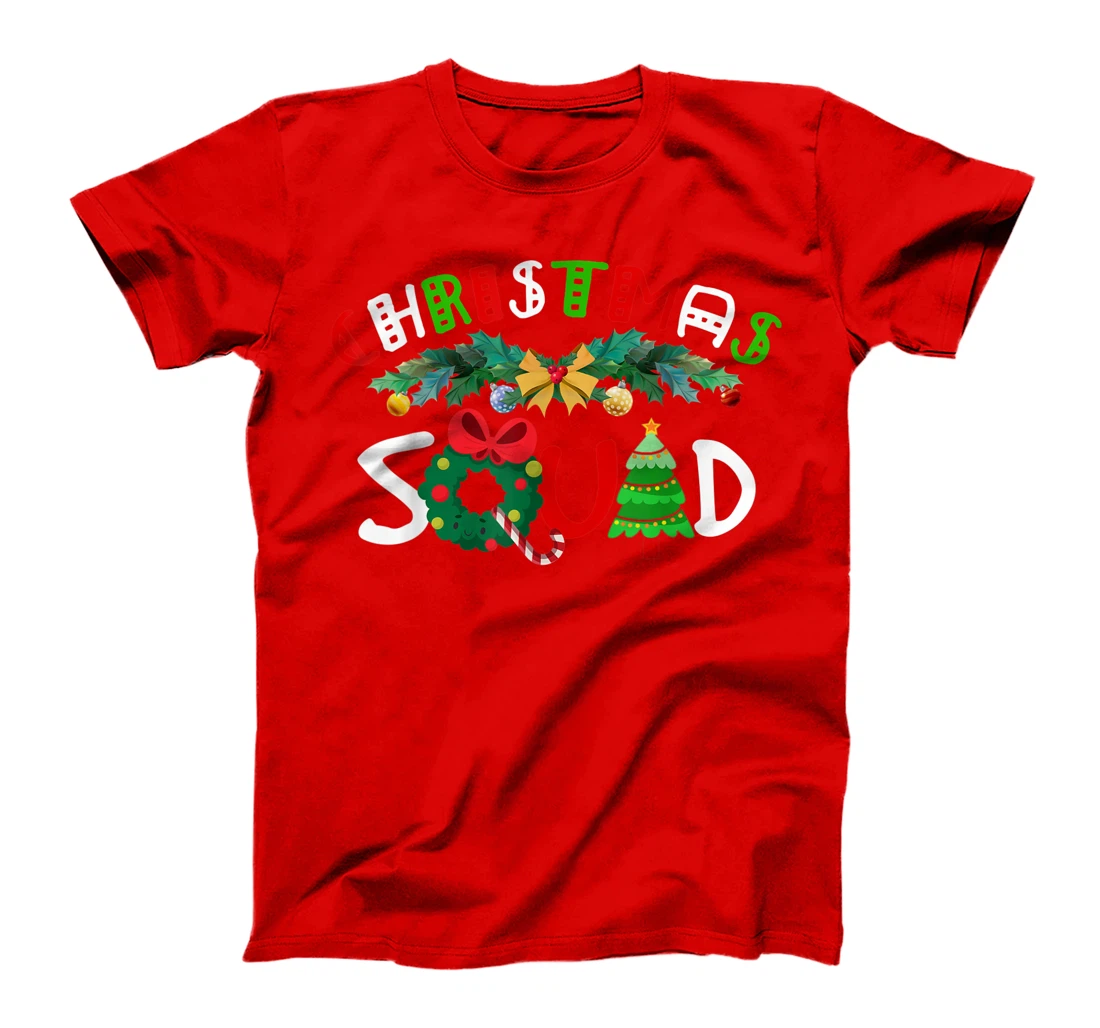 Christmas Squad Pajamas Funny Matching Family Xmas 2022 T-Shirt, Kid T-Shirt and Women T-Shirt