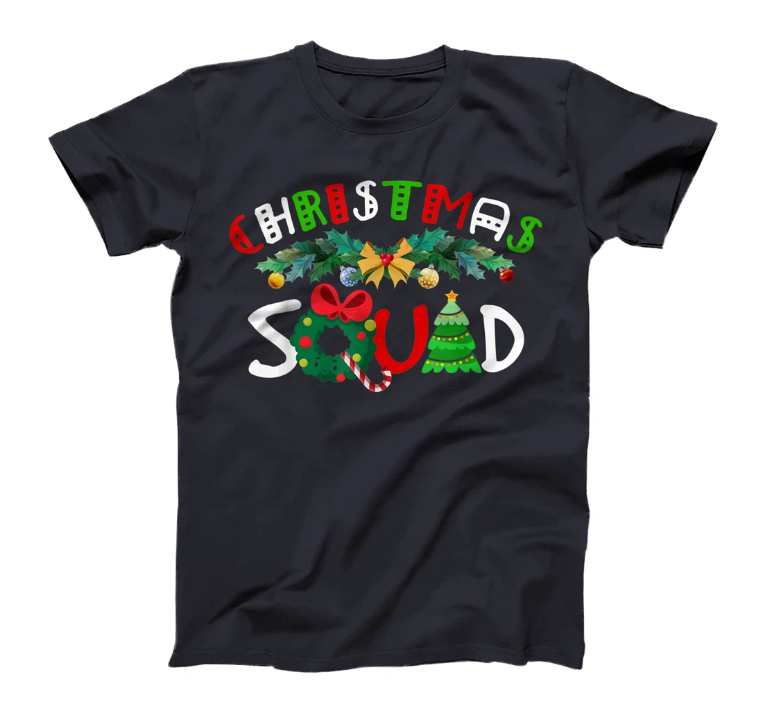 Christmas Squad Pajamas Funny Matching Family Xmas 2022 T-Shirt, Kid T-Shirt and Women T-Shirt