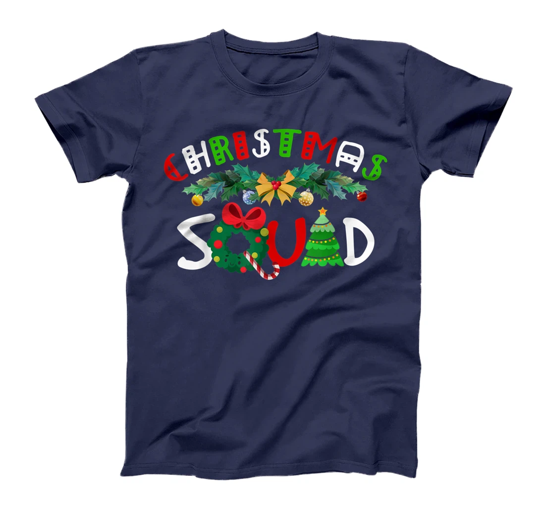 Christmas Squad Pajamas Funny Matching Family Xmas 2022 T-Shirt, Kid T-Shirt and Women T-Shirt