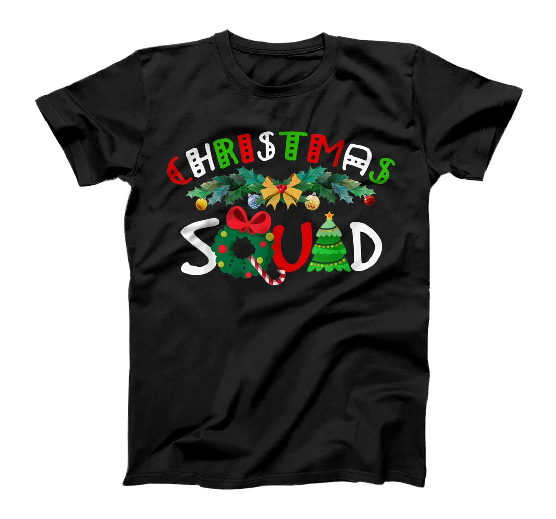 Christmas Squad Pajamas Funny Matching Family Xmas 2022 T-Shirt, Kid T-Shirt and Women T-Shirt