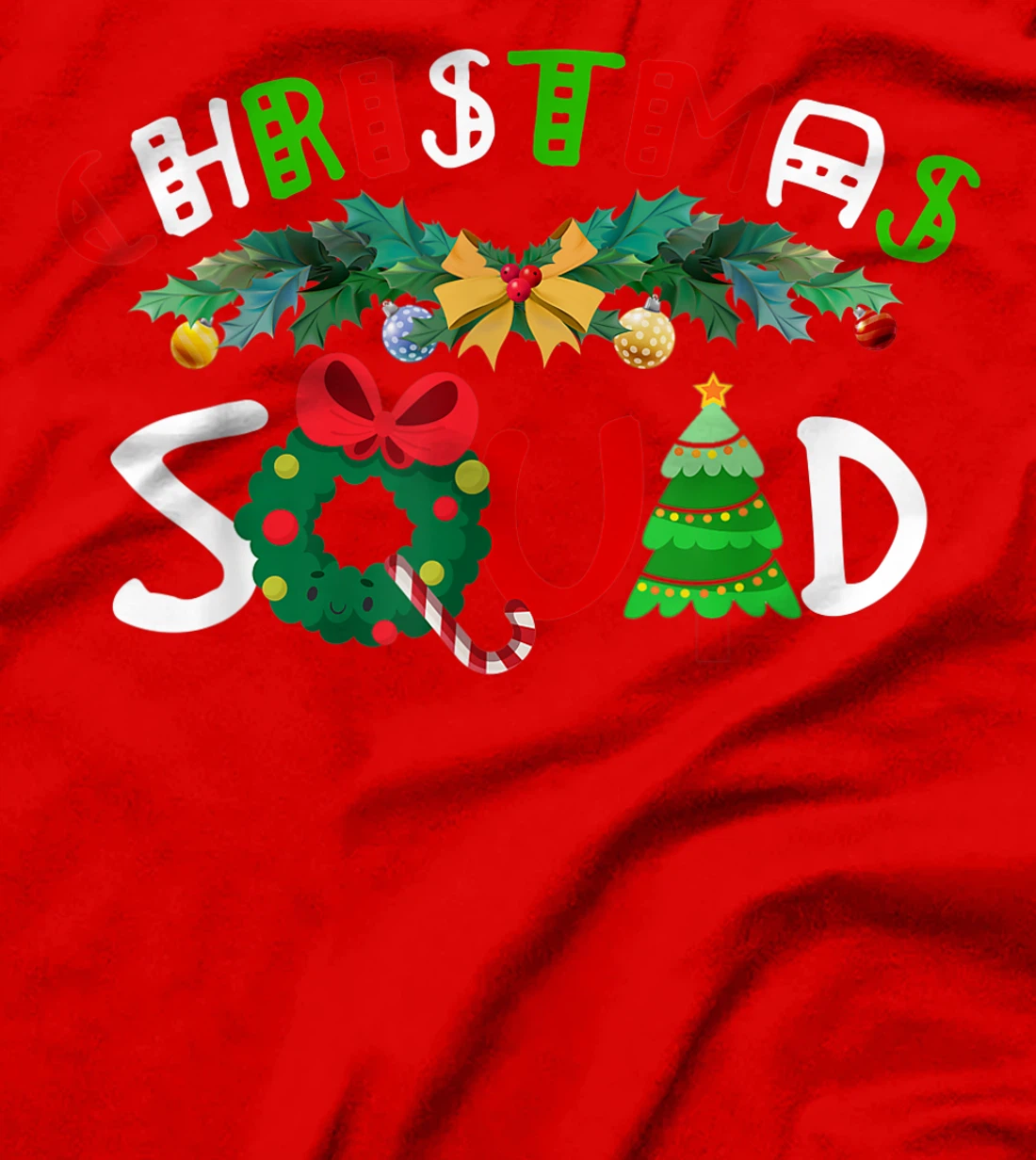 Christmas Squad Pajamas Funny Matching Family Xmas 2022 T-Shirt, Kid T-Shirt and Women T-Shirt