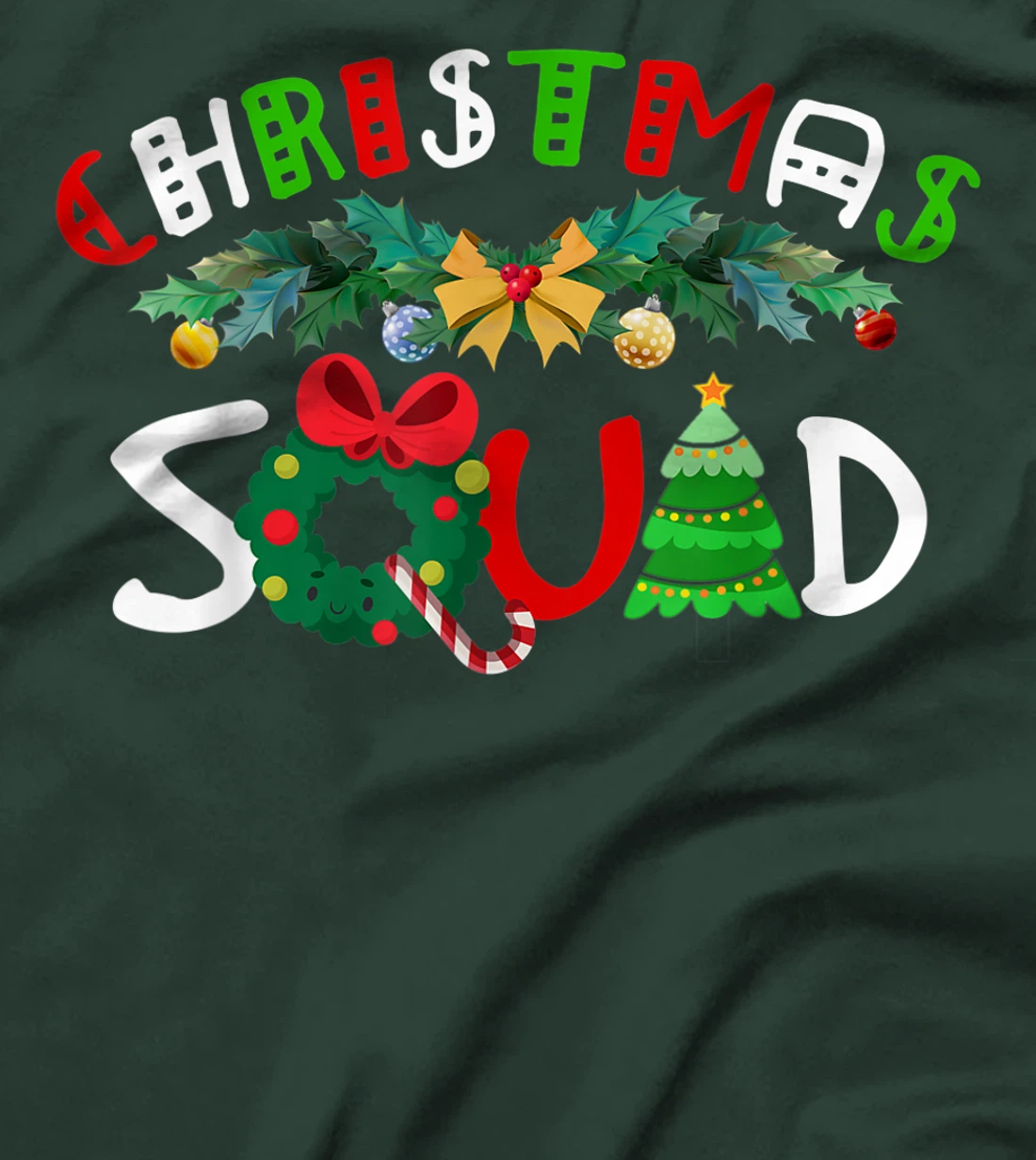 Christmas Squad Pajamas Funny Matching Family Xmas 2022 T-Shirt, Kid T-Shirt and Women T-Shirt