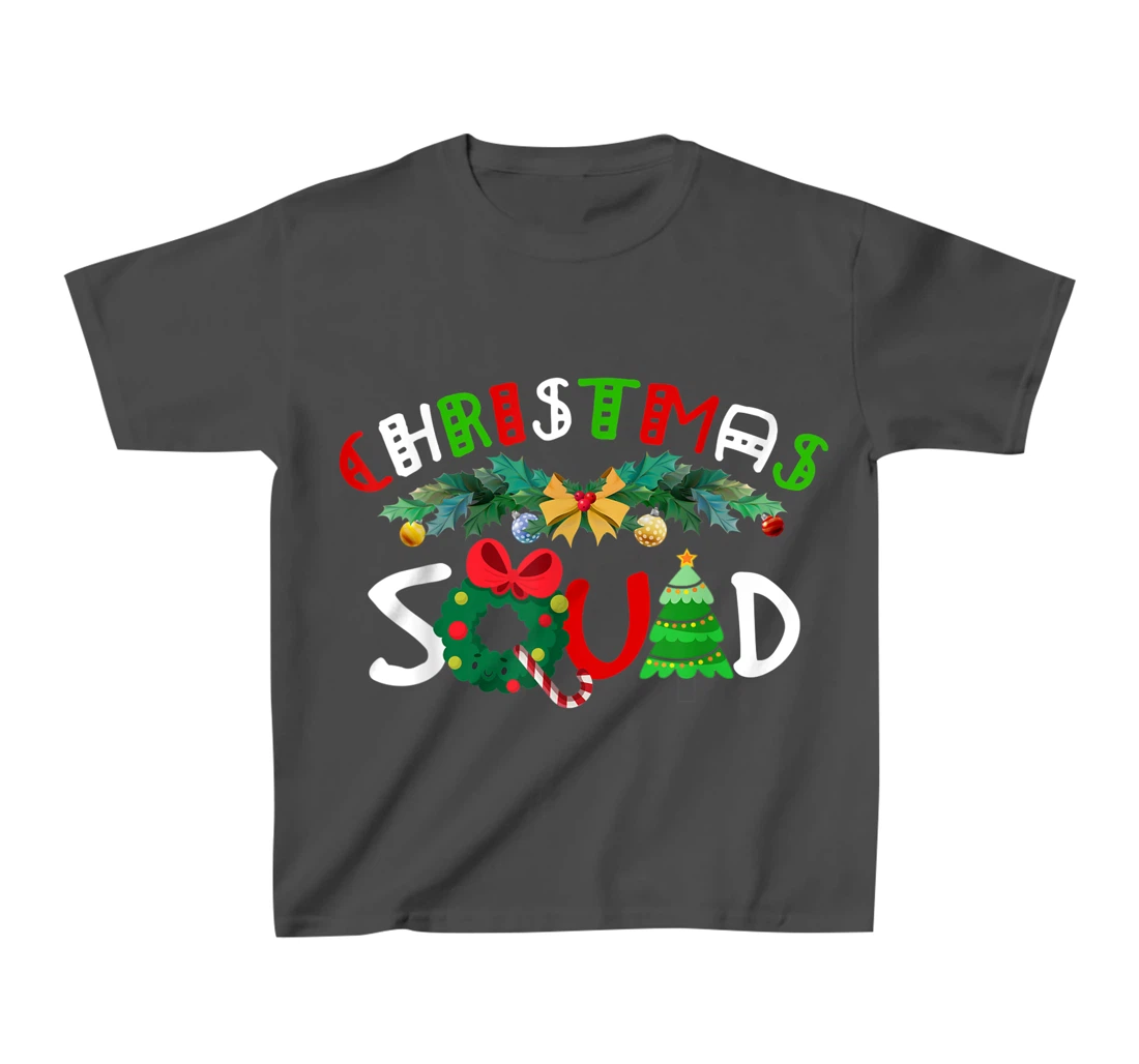 Christmas Squad Pajamas Funny Matching Family Xmas 2022 T-Shirt, Kid T-Shirt and Women T-Shirt