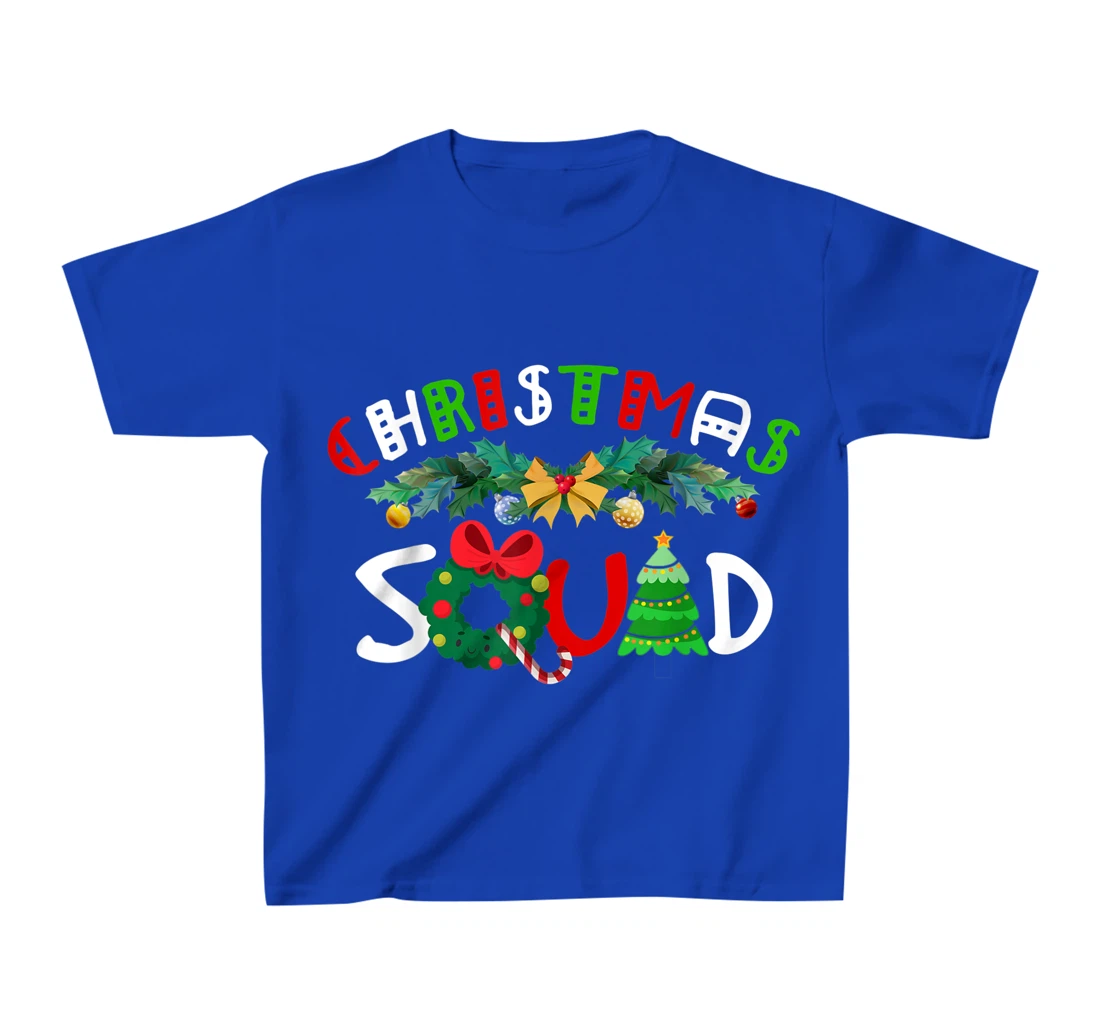 Christmas Squad Pajamas Funny Matching Family Xmas 2022 T-Shirt, Kid T-Shirt and Women T-Shirt