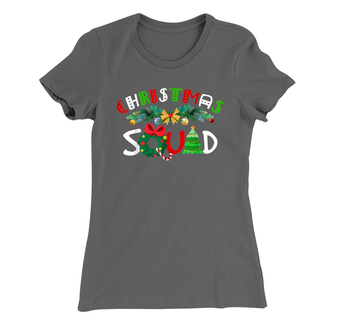Christmas Squad Pajamas Funny Matching Family Xmas 2022 T-Shirt, Kid T-Shirt and Women T-Shirt
