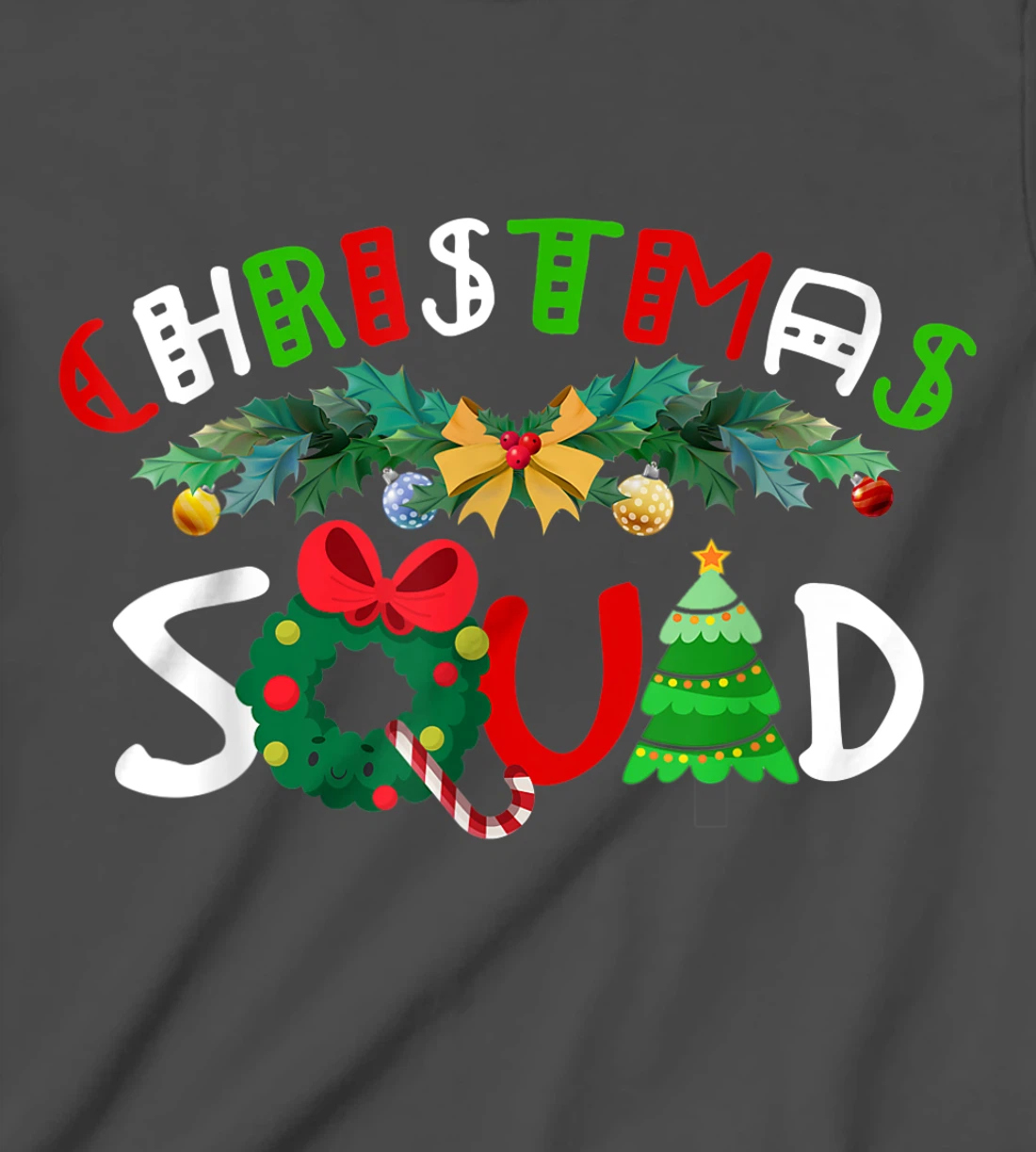 Christmas Squad Pajamas Funny Matching Family Xmas 2022 T-Shirt, Kid T-Shirt and Women T-Shirt