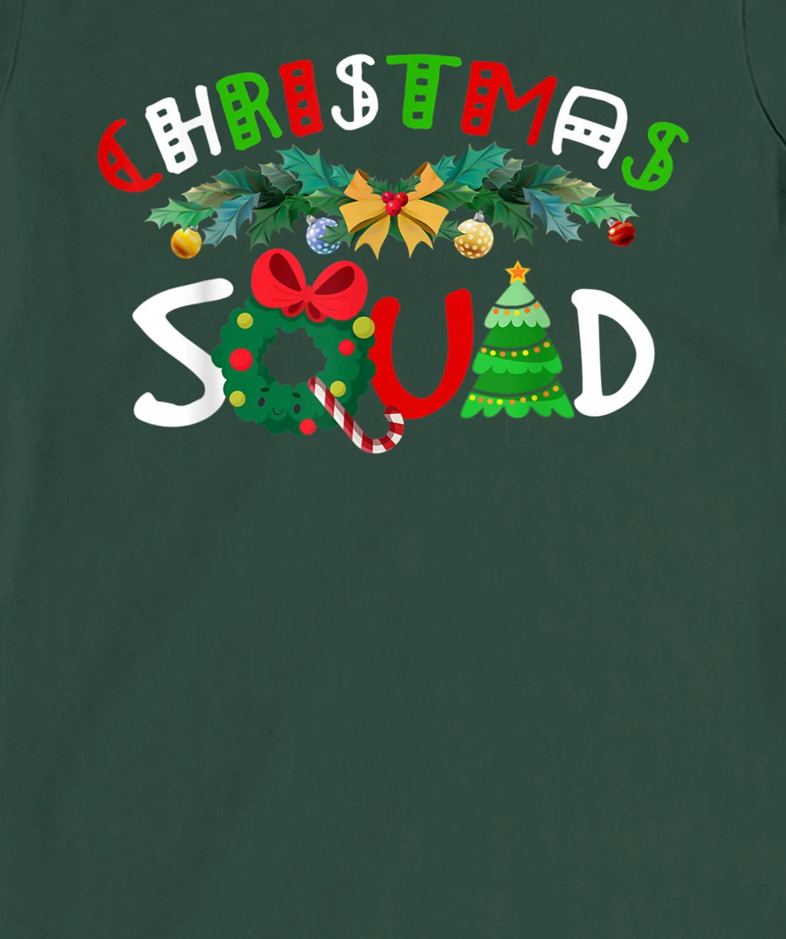 Christmas Squad Pajamas Funny Matching Family Xmas 2022 T-Shirt, Kid T-Shirt and Women T-Shirt