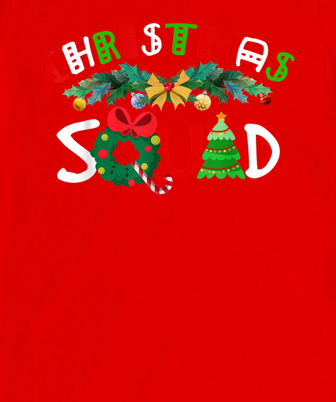 Christmas Squad Pajamas Funny Matching Family Xmas 2022 T-Shirt, Kid T-Shirt and Women T-Shirt