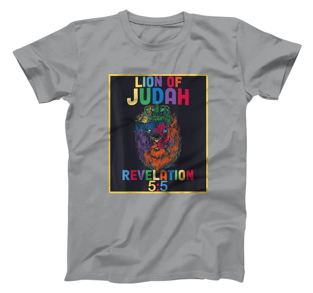 Lion of Judah Revelation 5:5 Bible Verse Christian Saying T-Shirt, Women T-Shirt