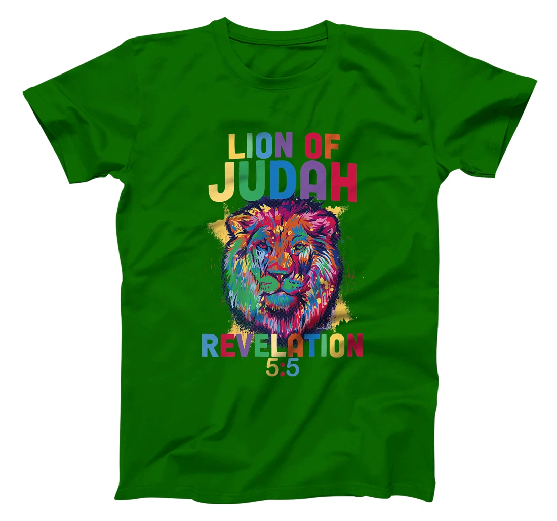 Lion of Judah Revelation 5:5 Christian Saying Bible Verse T-Shirt, Women T-Shirt