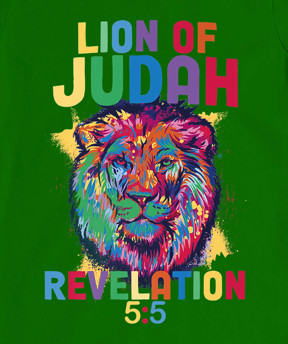 Lion of Judah Revelation 5:5 Christian Saying Bible Verse T-Shirt, Women T-Shirt